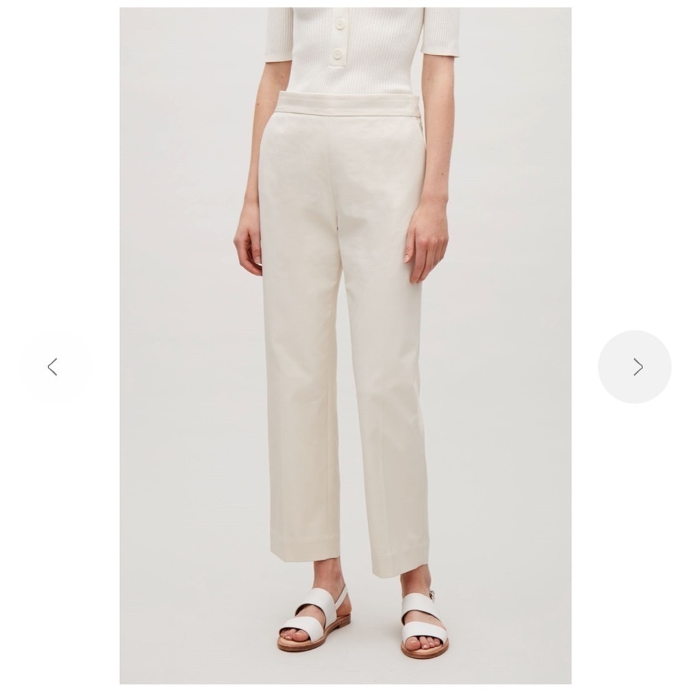 NWT COS Textured Straight-fit Trousers - Picture 2 of 9